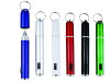 Promotional ballpen with LED flashlighter and keychain