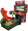HD Dynamic Car Racing Arcade Machine Red With Steering Wheel MR-QF100