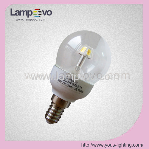 G45 E14 3W 6Pcs SMD5630 200LM 250LM 300LM LED BULB