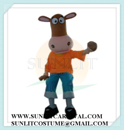 sitting bull mascot costume