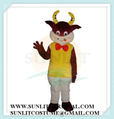 gentleman bull mascot costume