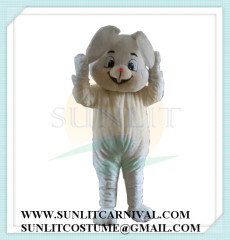 long plush rabbit mascot costume