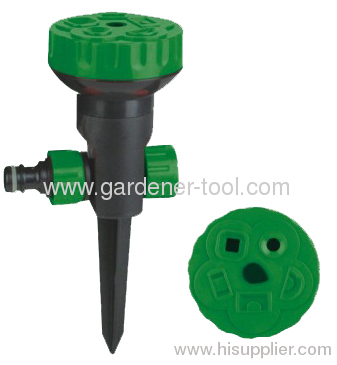 Plastic Lawn Sprinkler with 5 water pattern