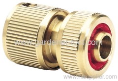 5/8" Brass Hose Repair Connector Without Water Stop