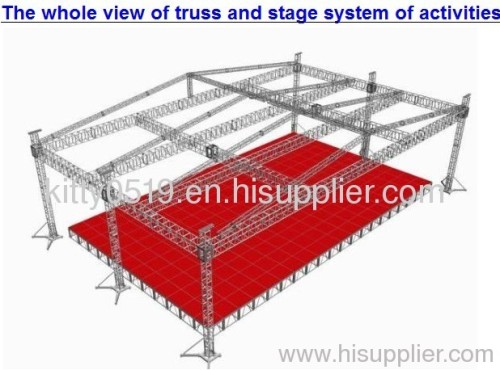 Factory Direct Sale Big stage truss Aluminium Bolts Truss / Light Truss / Spigot Truss / Circle Truss/ roof truss