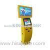 Free Standing Touch Screen Information Kiosk With Camera For Airport