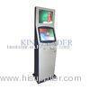 Advertising Interactive Information Kiosk With Two Display Screen