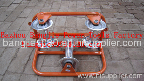 Aluminum alloy trip corner cable roller