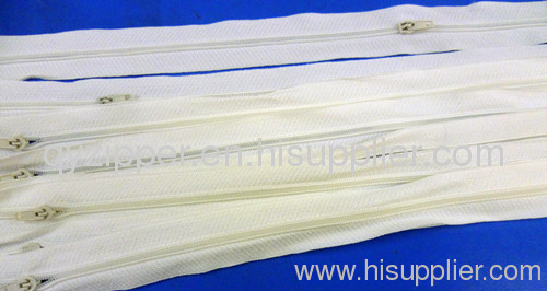 3# 35cm cutting nylon zipper with P/L slider for pillowcase