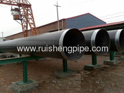 Chinese ASTM A106 / A105 seamless gas pipelines manufacturer,3PE coating 