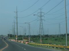Railway Highway Crossing tower for power transmission