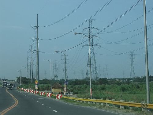 Railway Highway Crossing tower for power transmission