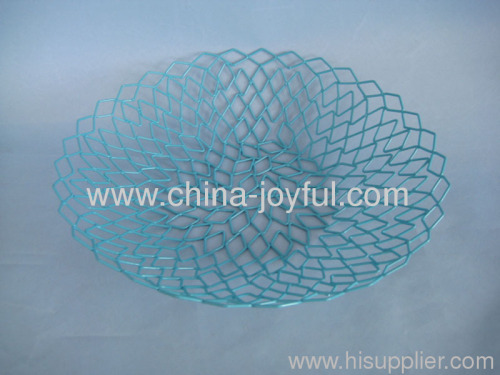 Metal Wire Fruit Basket for Kitchen Use