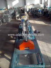 PE HDPE plastic water supply and gas pipe extruder plastic machine