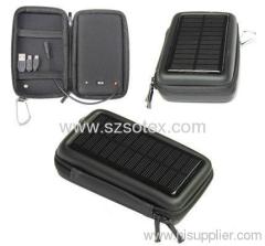 Power bank with Solar bag for cameras and phones