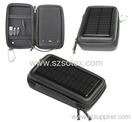 2000mah power bank with solar bag