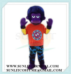 black monkey mascot costume