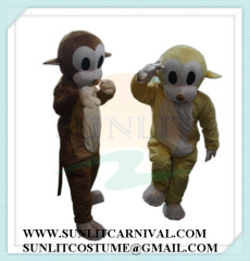 jumping monkey mascot costume