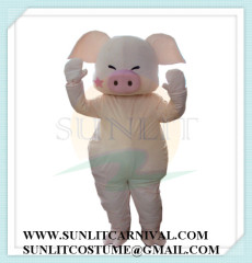 lovely fat pig mascot costume