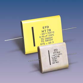 EFD HT78 155C high temp capacitor