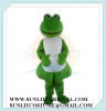 green frog mascot costume