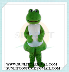 green frog mascot costume