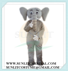grey elephone mascot costume