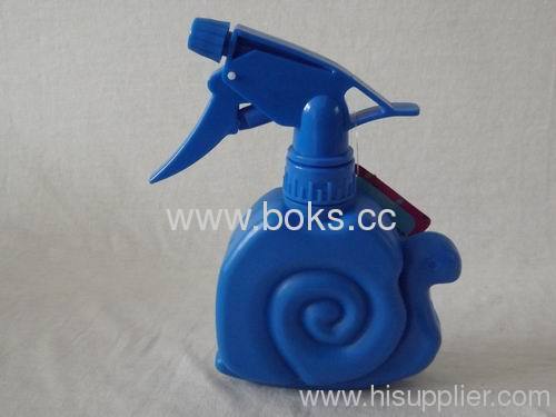 blue plstic spray bottles