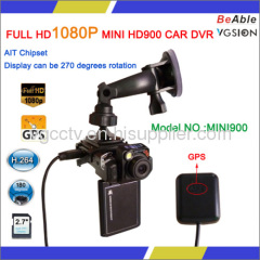 5.0 Megapixel 2.7 TFT Card GPS FULL HD1080P MINI HD900 CAR DVR