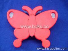 red butter fly shape plastic cookie cutters pans