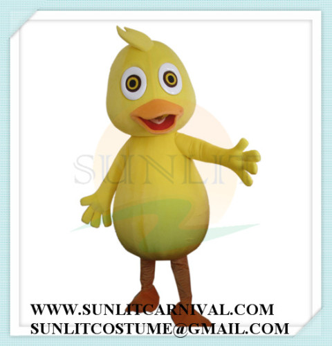 big yellow rubber duck mascot costume