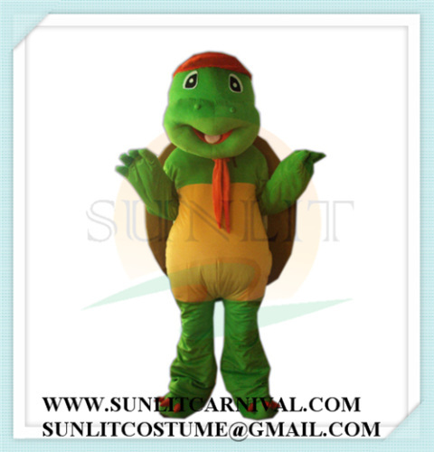 turtle mascot costume for seafood
