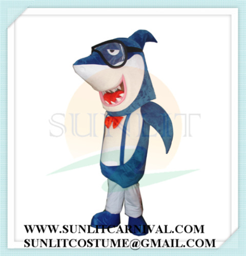 shark mascot costume for promotion