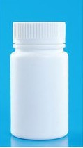 Pharmaceutical solid packaging bottle