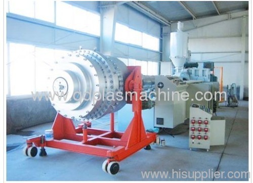 PE pipe extruder machinery