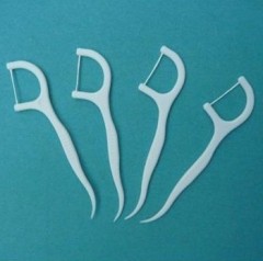 Dental floss with toothpick