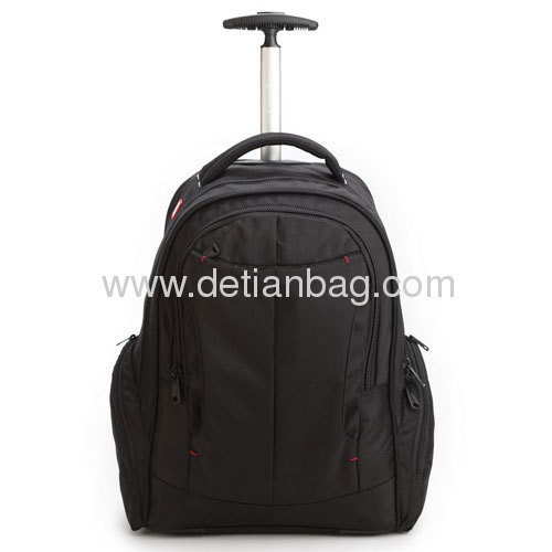 new stylish nylon travel carry on backpack with wheels