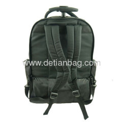 Mens Fashion wheeled carry on travel top rolling back packs