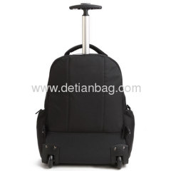 Mens Fashion wheeled carry on travel top rolling back packs