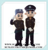 policeman mascot costume for advertising
