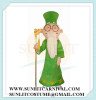 green suit old man mascot costume