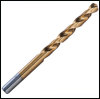 HSS Drill Bits Fully ground titanium finish DIN338 135 split point