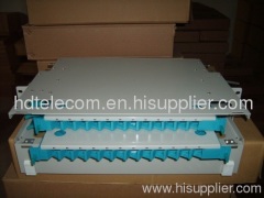 Rack mount ODF fiber distribution unit 12-144port