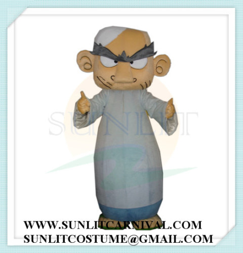 arab old man mascot costume