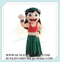 sunshine lady girl mascot costume