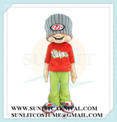 hip pop boy mascot costume