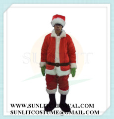 christmas man mascot costume