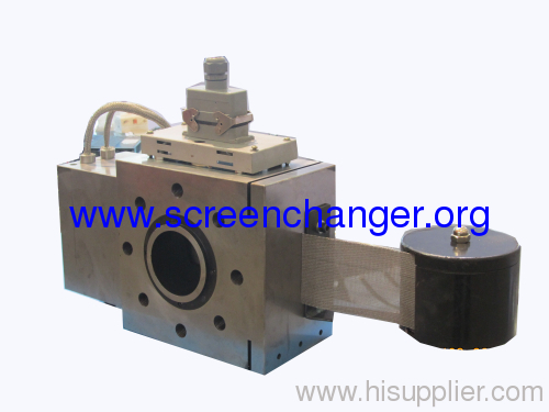 Auto belt screen changer for PP/PE/ABS/PS/PMMA extruder