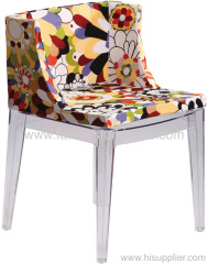 fabric seat Kartell Mademoiselle Chair with PC base