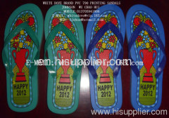 2013 WHITE DOVE 790 desgin Men's summer printing new slipers+white dove 790 slippers 6